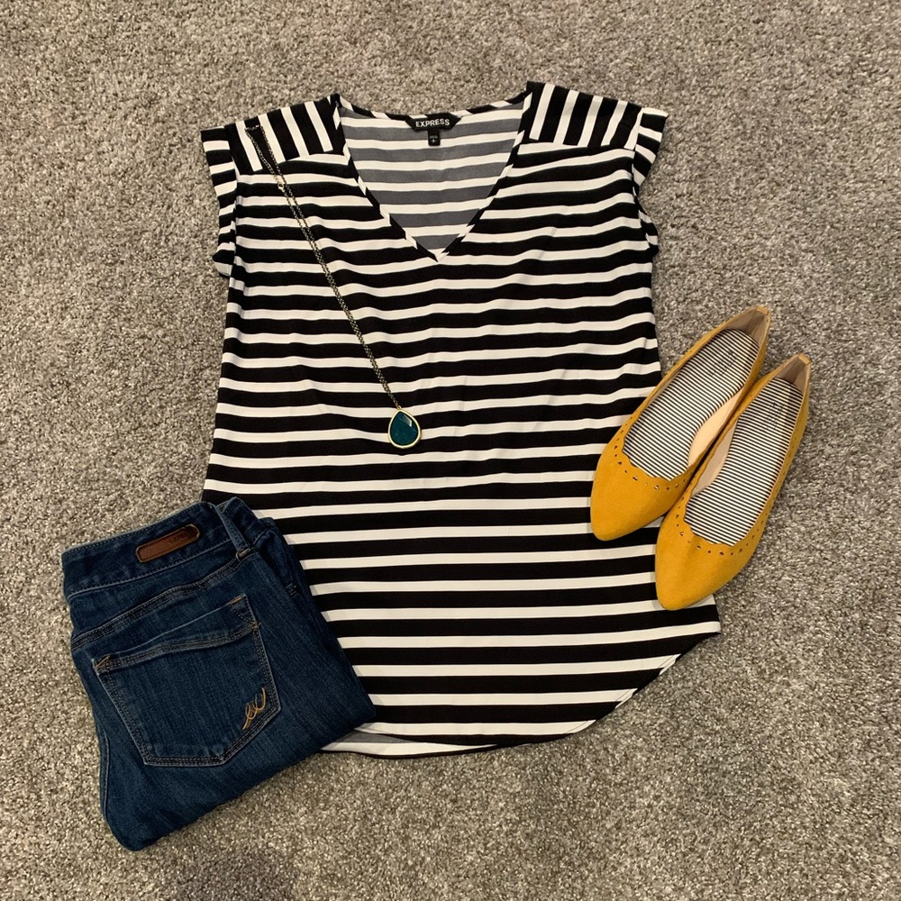 Express Striped Blouse